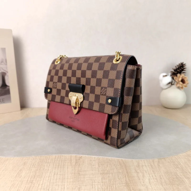 Louis Vuitton Shoulder Bag VAVIN Red · PVC Small 25 × 9.5 × 17 cm — cover view 3 of 6