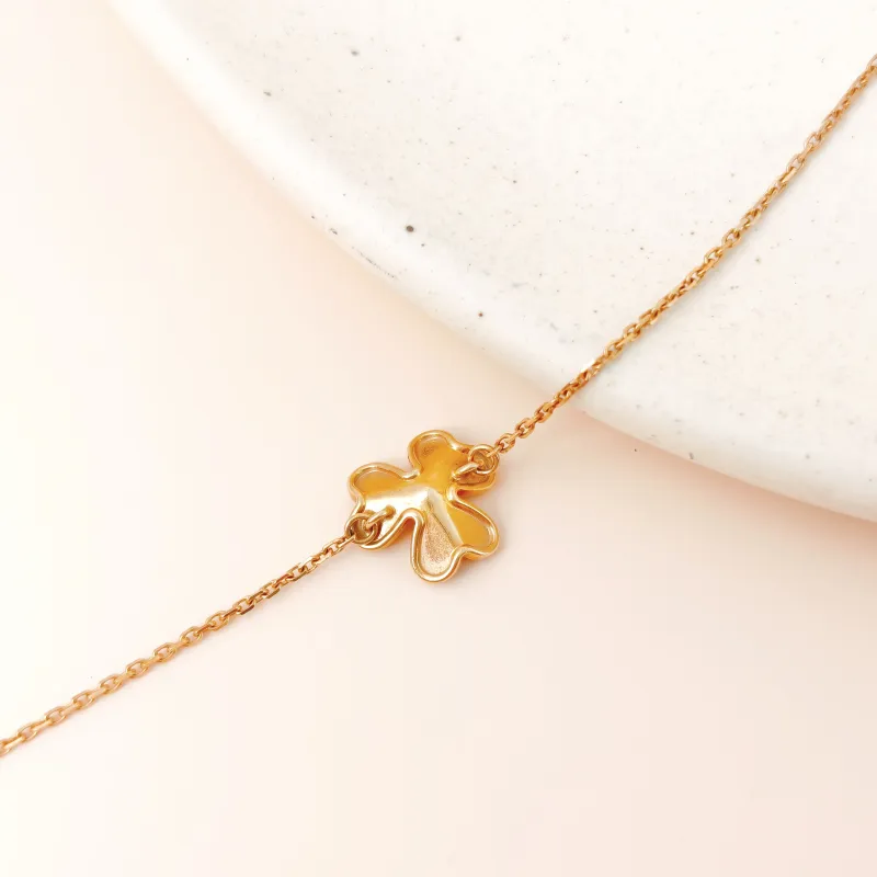 Van Cleef & Arpels Bracelet Frivole Collection Yellow Gold 18KY ellow Gold Diamond Mini 17cm — cover view 3 of 9