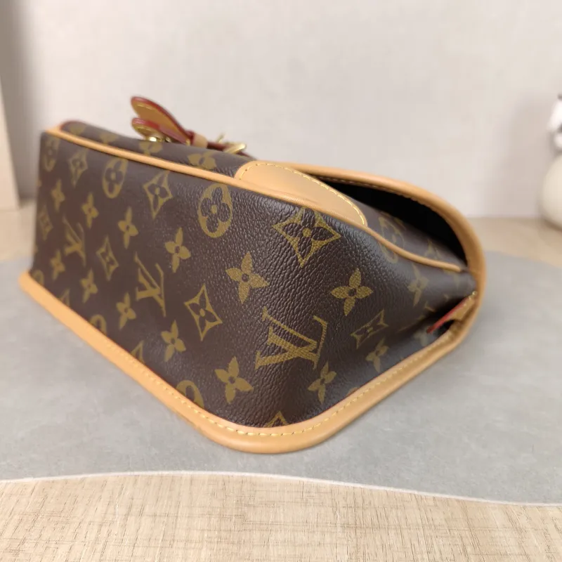 Louis Vuitton Crossbody Bag Diane Baguette Bag Shoulder Strap PVC Small 24 × 9 × 15 cm — detail view 10 of 14