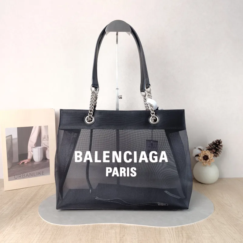 BALENCIAGA Top Handle Bag Tote Bag Black One Size 34.5 × 14 × 27 cm