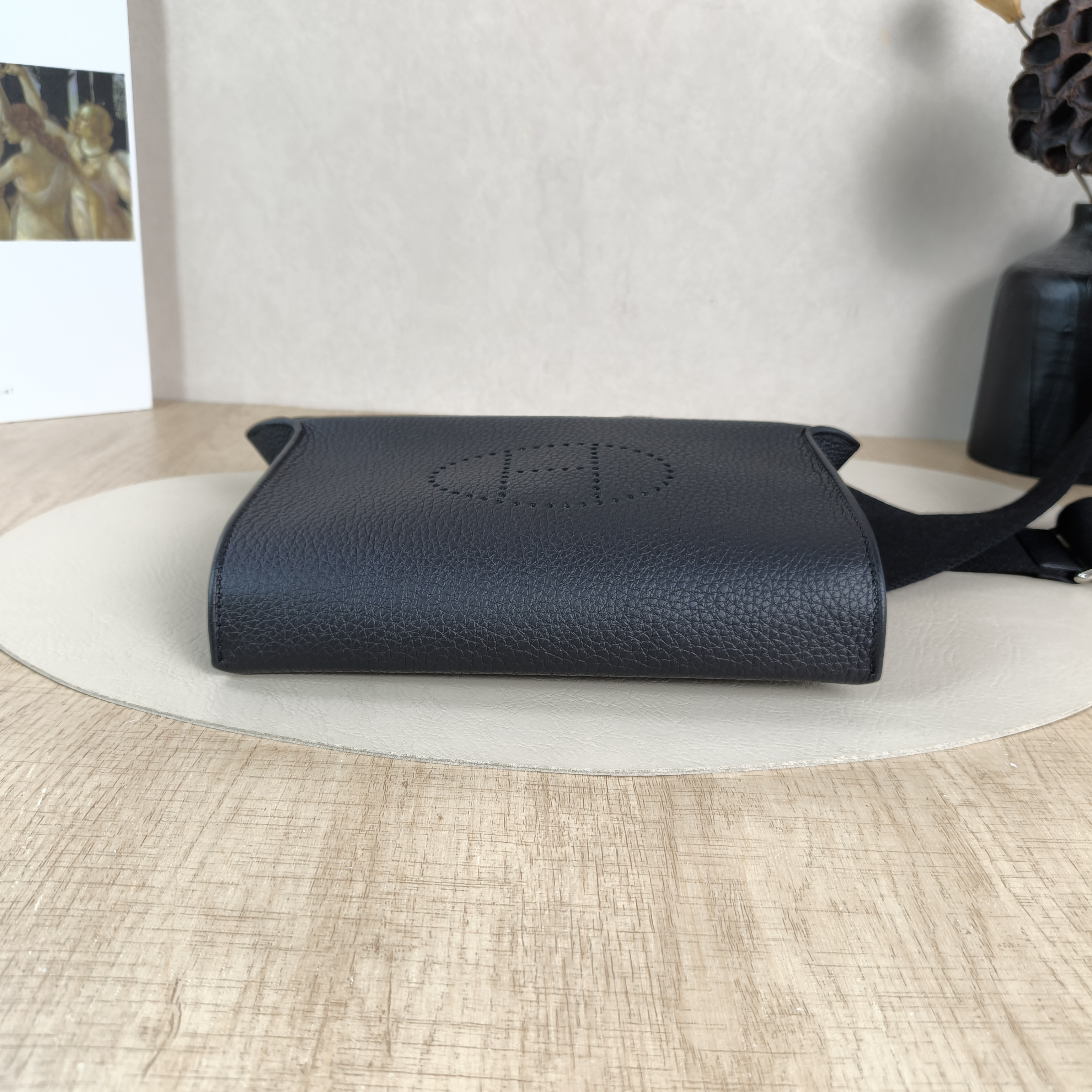 Hermès Crossbody Bag Videpoches Black Togo Calfskin One Size27 × 4 × 14 cm — cover view 6 of 6