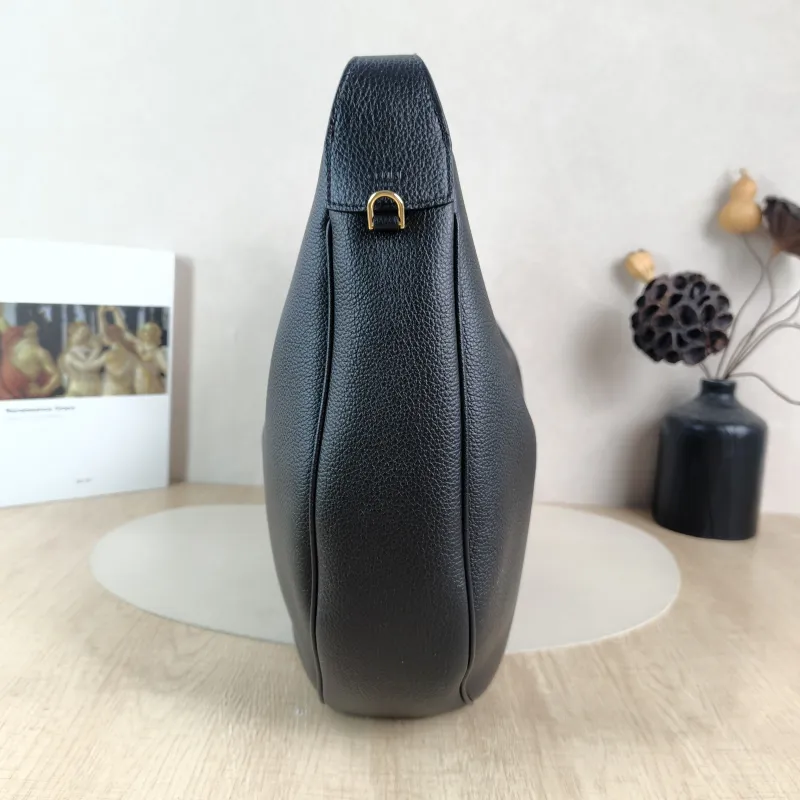 CELINE Shoulder Bag LULU hobo Black Calfskin Large 38 × 8 × 42 cm — detail view 11 of 11