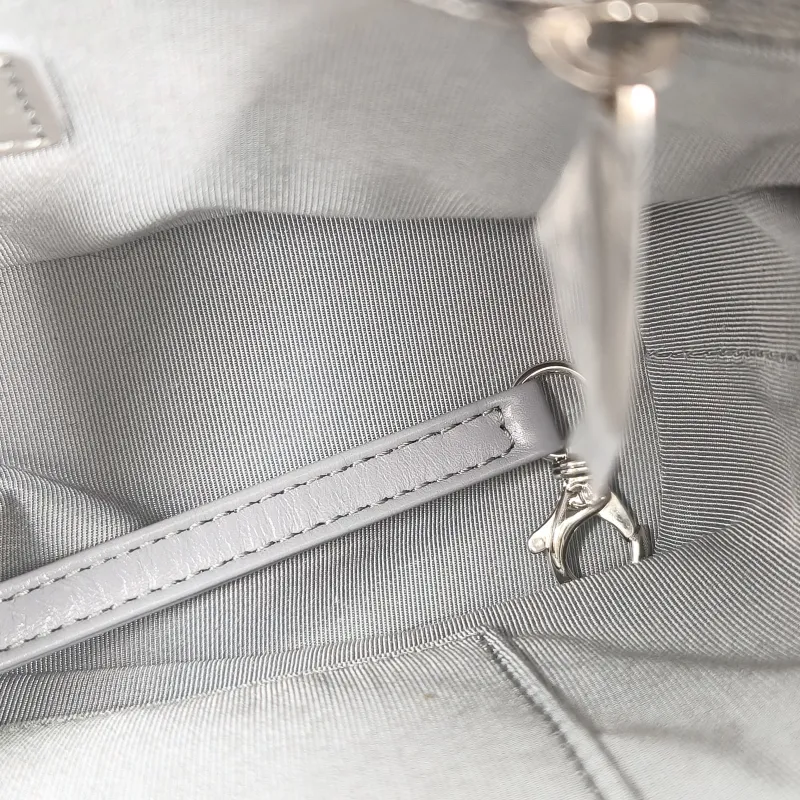 Chanel Crossbody Bag v Gabrielle Gabrielle Bag Grey Calfskin Small 20 × 8 × 15 cm 28 — detail view 10 of 14
