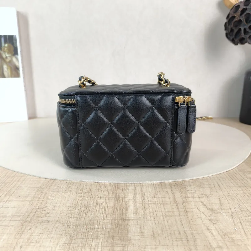 Chanel Crossbody Bag C Edition Black Lambskin One Size 16 × 8 × 9.5 cm — cover view 3 of 6