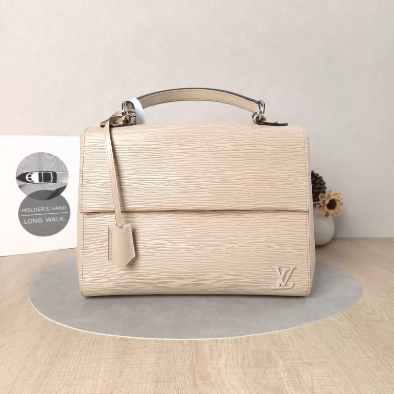 Louis Vuitton Shoulder Bag CLUNY Beige PVC Medium32 × 12 × 22.5 cm