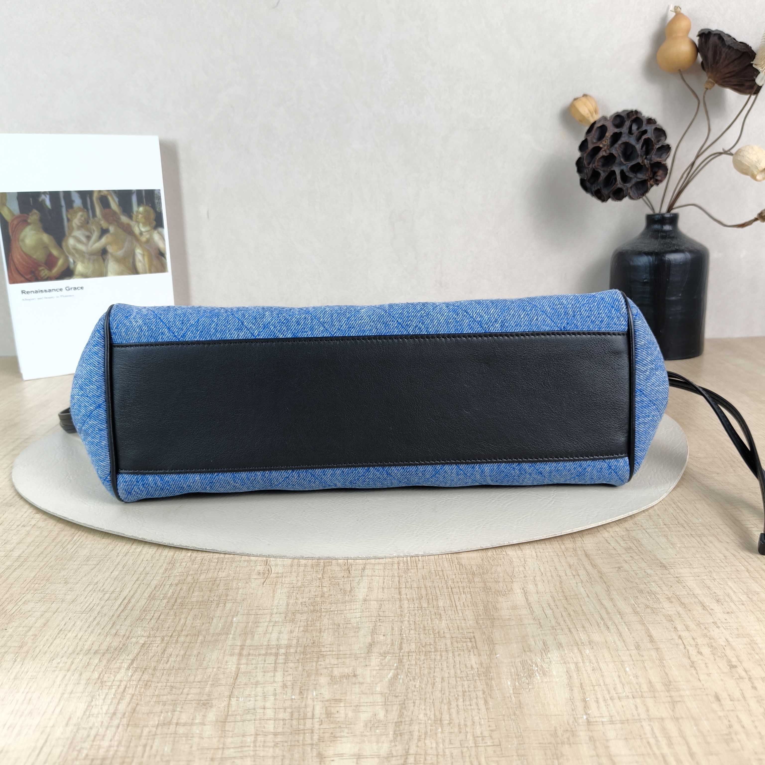 Chanel Shoulder Bag26a Collection Baguette Bag Blue Small32 × 12 × 17 cm — cover view 4 of 5