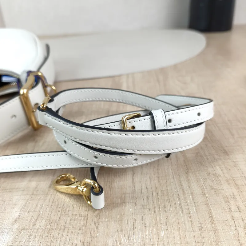 Miumiu Shoulder Bag Hobo Shoulder Bag White Calfskin One Size 18 × 6 × 11 cm — detail view 8 of 11