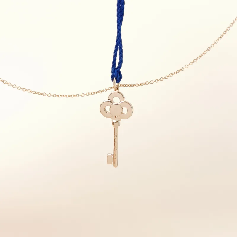 Tiffany&Co. Necklace Keys Collection Necklace Pendant Rose Gold Diamond18KR ose Gold One Size40cm — cover view 10 of 10