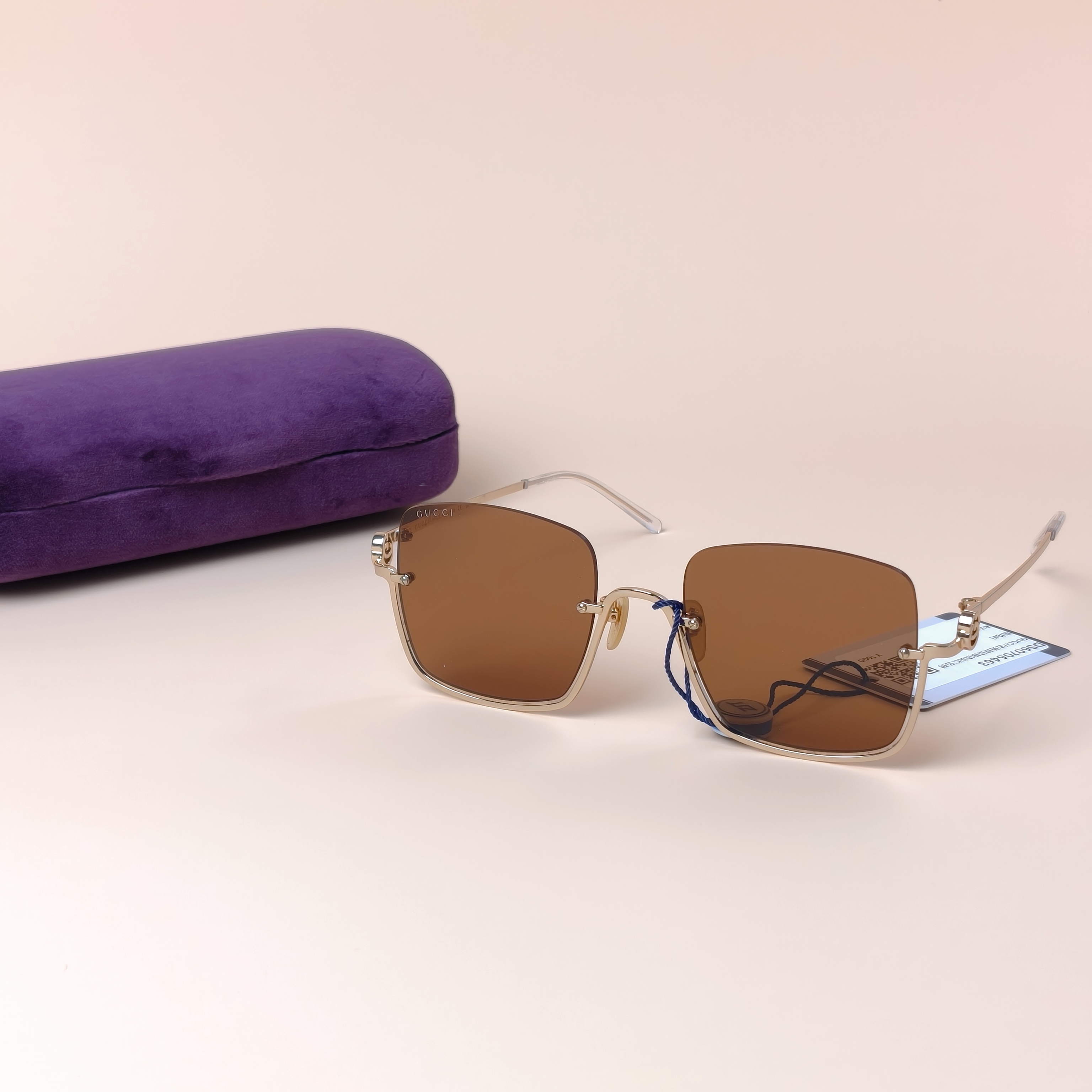 GUCCI Eyewear Eyewear Brown One Size — cover view 13 of 14