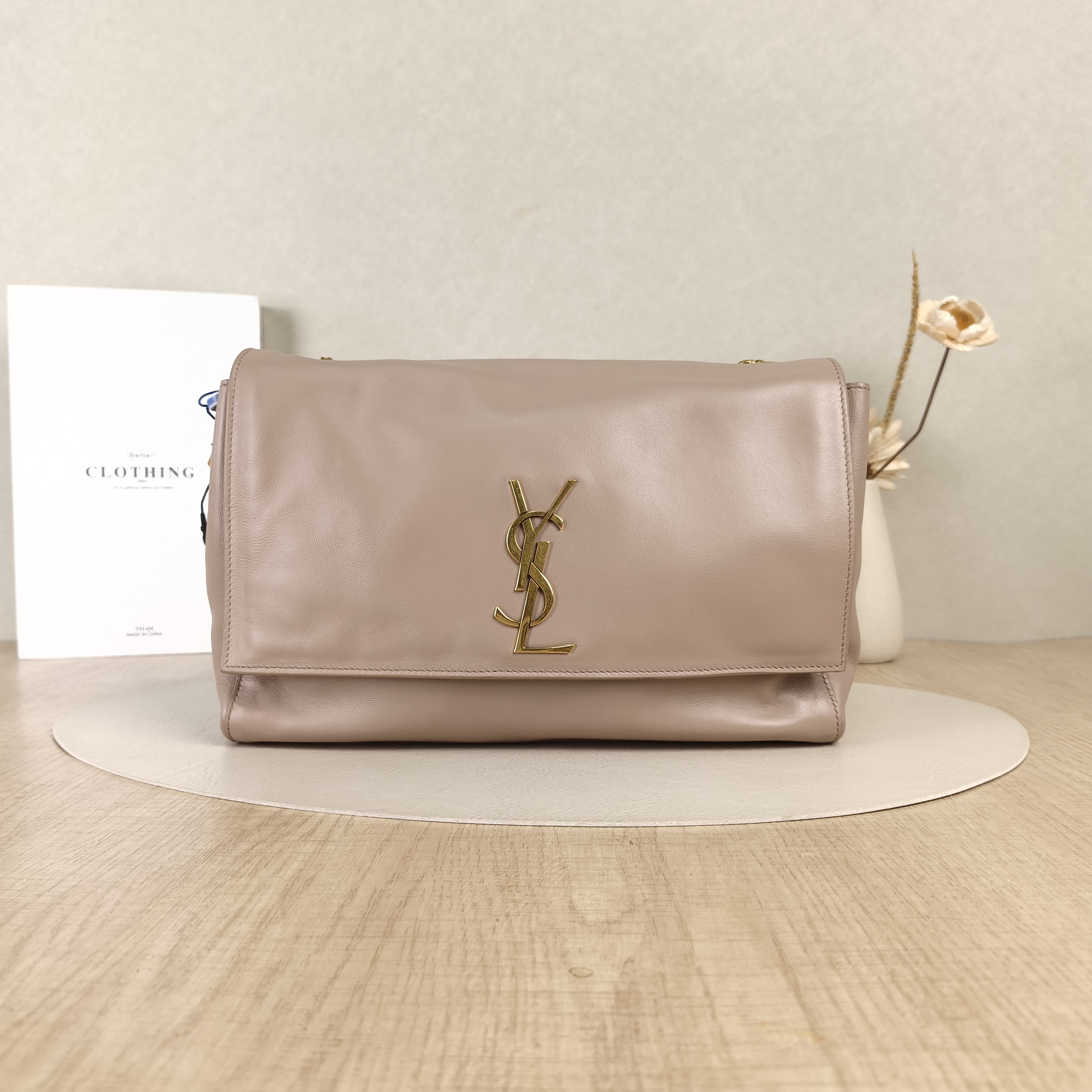 SAINT LAURENT Crossbody Bag Cassandre Chain Bag Calfskin Large29.5 × 5 × 18 cm