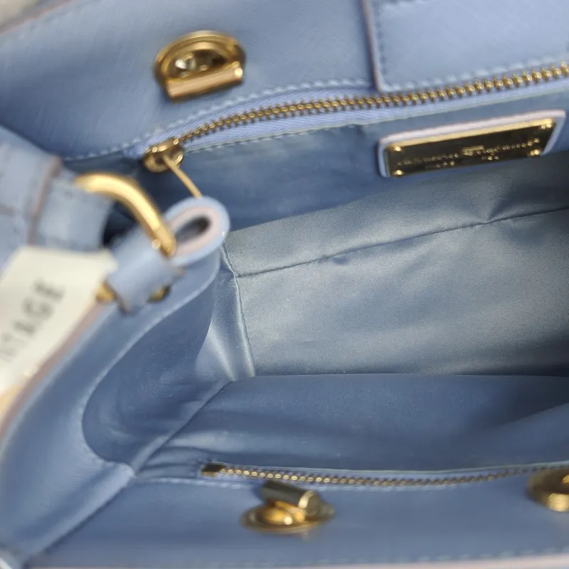 FERRAGAMO Shoulder Bag Tote Bag Blue Calfskin One Size20 × 14 × 20 cm — detail view 10 of 14