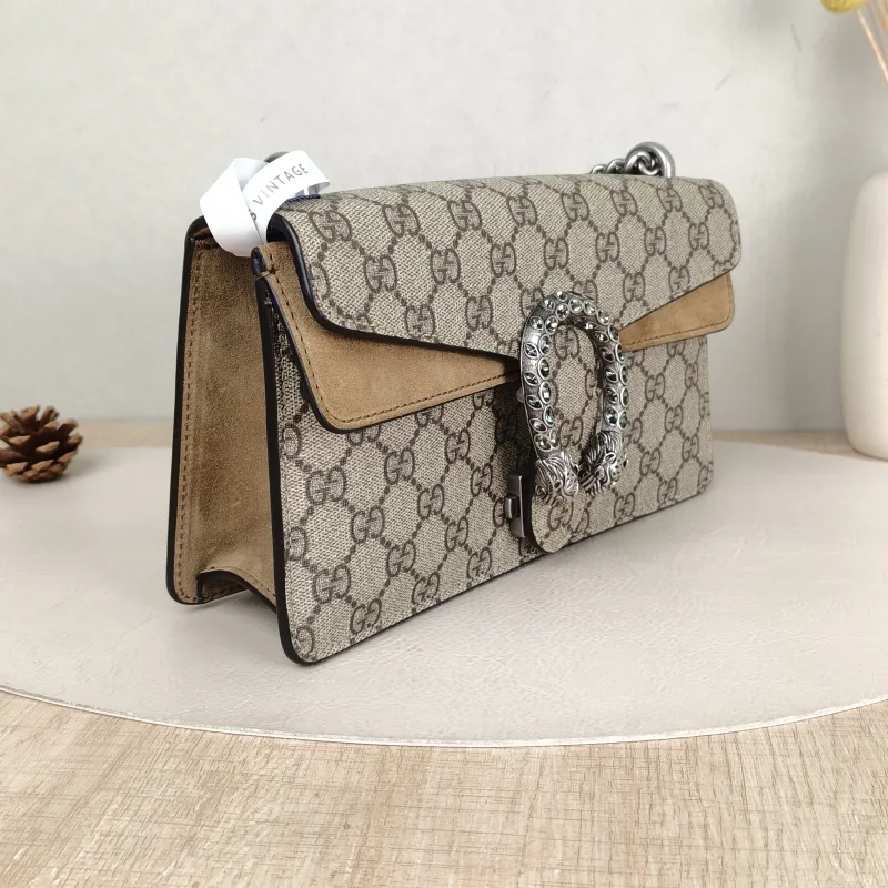 GUCCI Shoulder Bag Dionysus Monogram PVC Small 25 × 7 × 13.5 cm — cover view 5 of 6