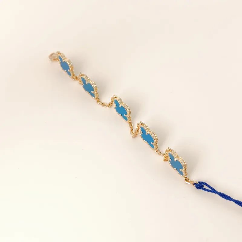 Van Cleef & Arpels Bracelet Alhambra Alhambra Collection Five-Motif Bracelet 18KY ellow Gold Vintage Small 1.5 × 1.5 × 19 cm — cover view 8 of 13