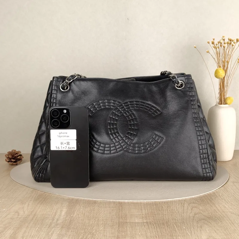 Chanel Shoulder Bag c tote Black Calfskin One Size 37 × 17 × 24 cm 16 — cover view 5 of 5