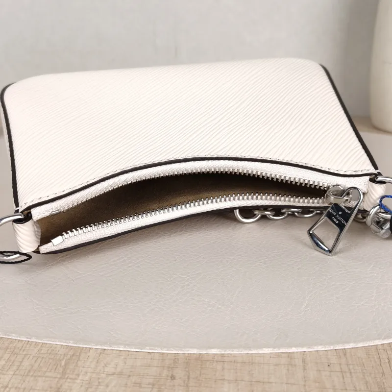 Louis Vuitton Shoulder Bag MARELLINI White Epi Embossed Calfskin Mini 19 × 6.5 × 13.5 cm — detail view 1 of 14