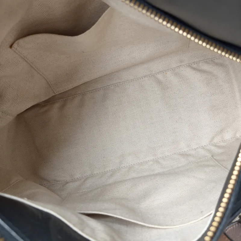 LOEWE Crossbody Bag Puzzle Brown Colorblock Calfskin Medium 29 × 14 × 19.5 cm — detail view 4 of 14