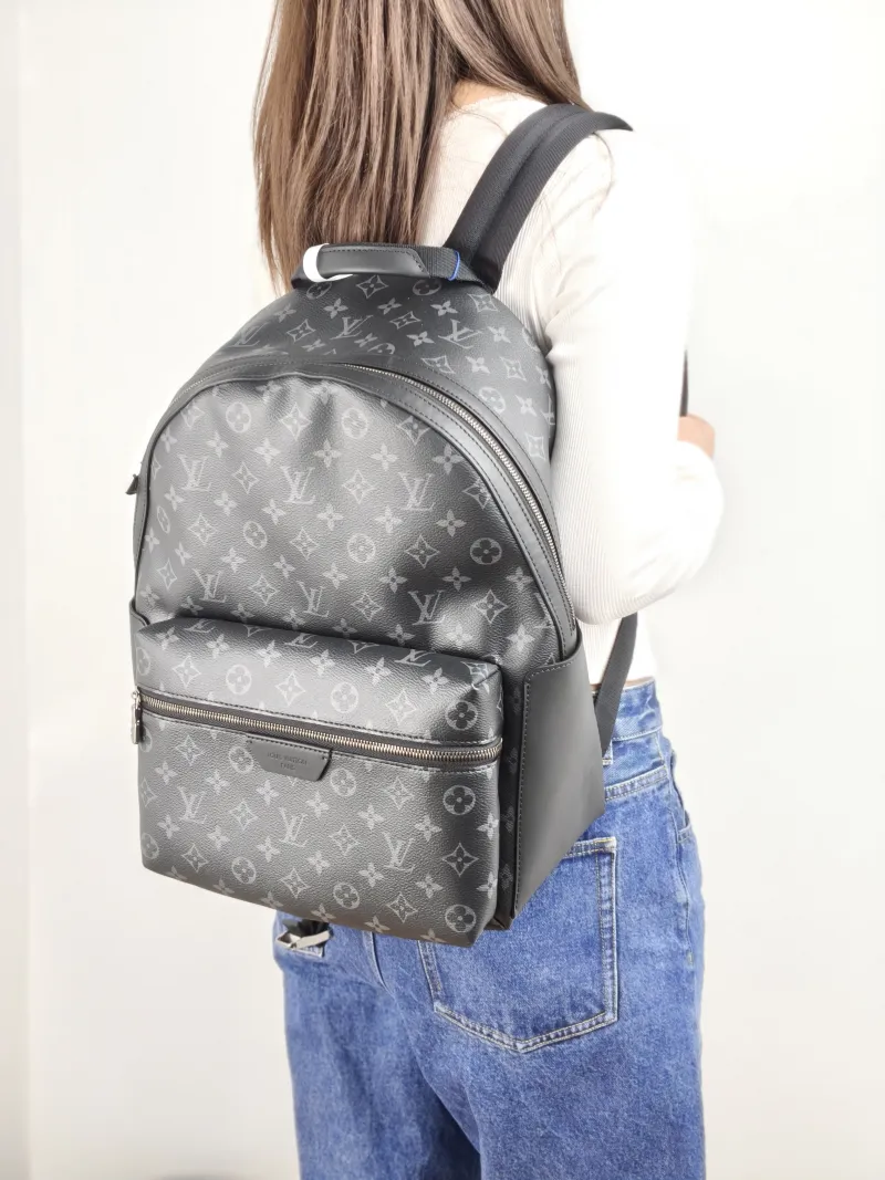 Louis Vuitton Backpack Discovery Backpack Monogram PVC Small 29 × 20 × 38 cm — on-model view 1 of 2