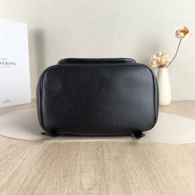 Chanel Backpack Duma Black Calfskin Large 21 × 13 × 23 cm — cover view 3 of 5