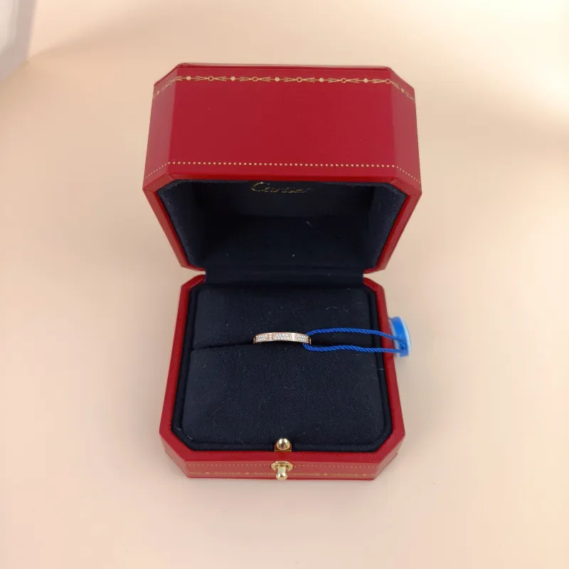 CARTIER Ring Love Collection Rose Gold Diamond18KR ose Gold mini 52 — cover view 6 of 6