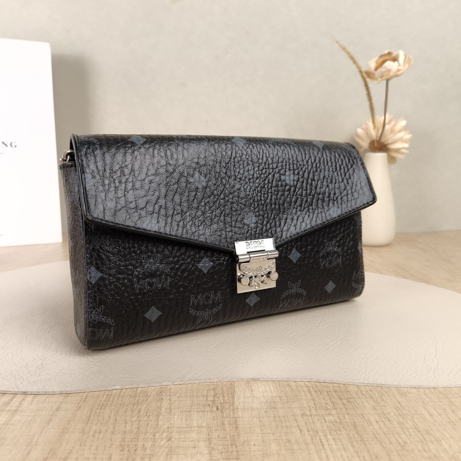 MCM Crossbody Bag Crossbody Bag Black PVC One Size23 × 5 × 14 cm — cover view 5 of 5