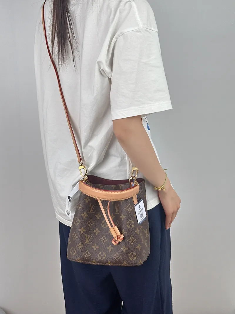 Louis Vuitton Crossbody Bag NÉONOÉ Bucket Bag BB Monogram PVCBB20 × 13 × 20 cm — on-model view 1 of 2