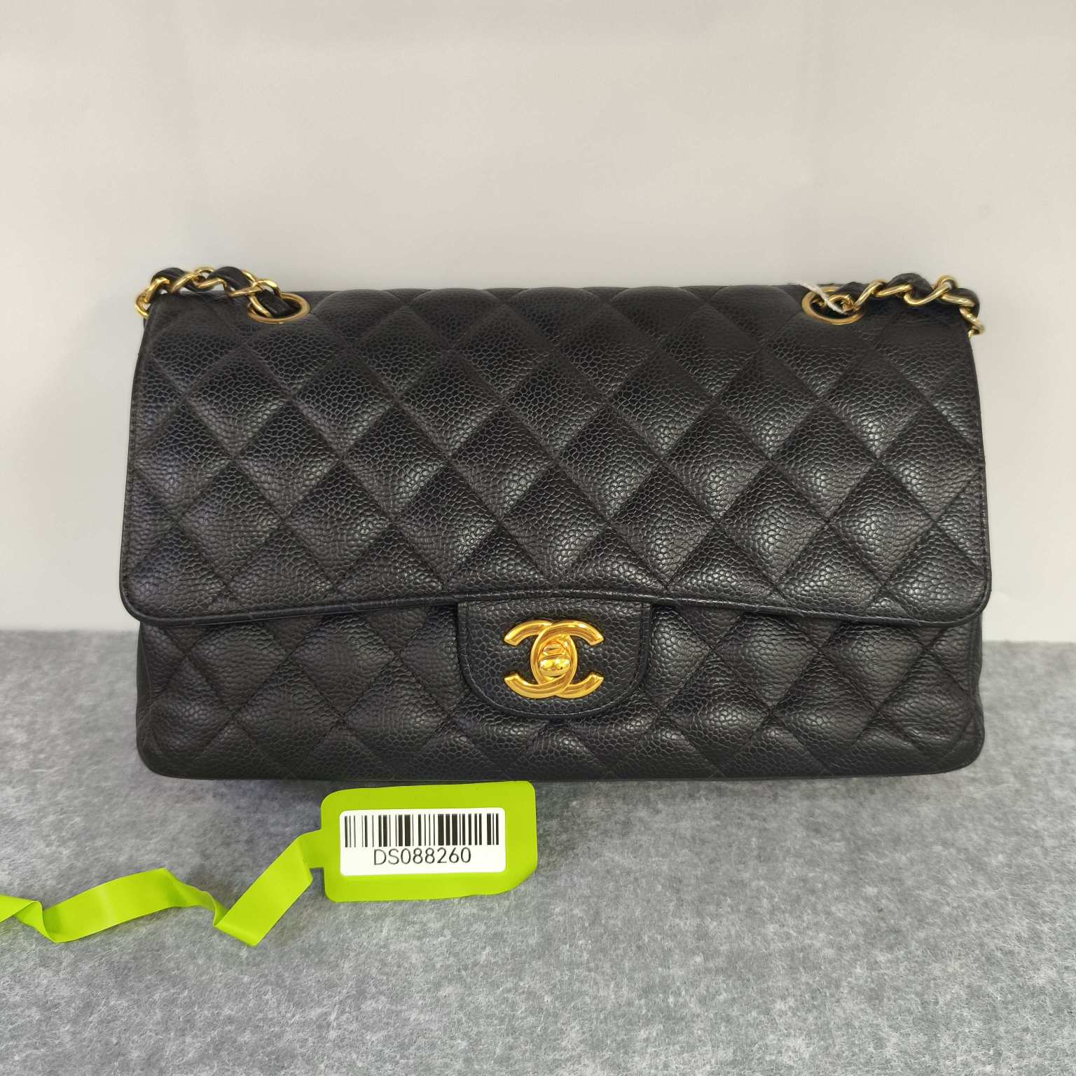 Chanel CF Medium Black with Gold-Tone Hardware 19 Conditioned