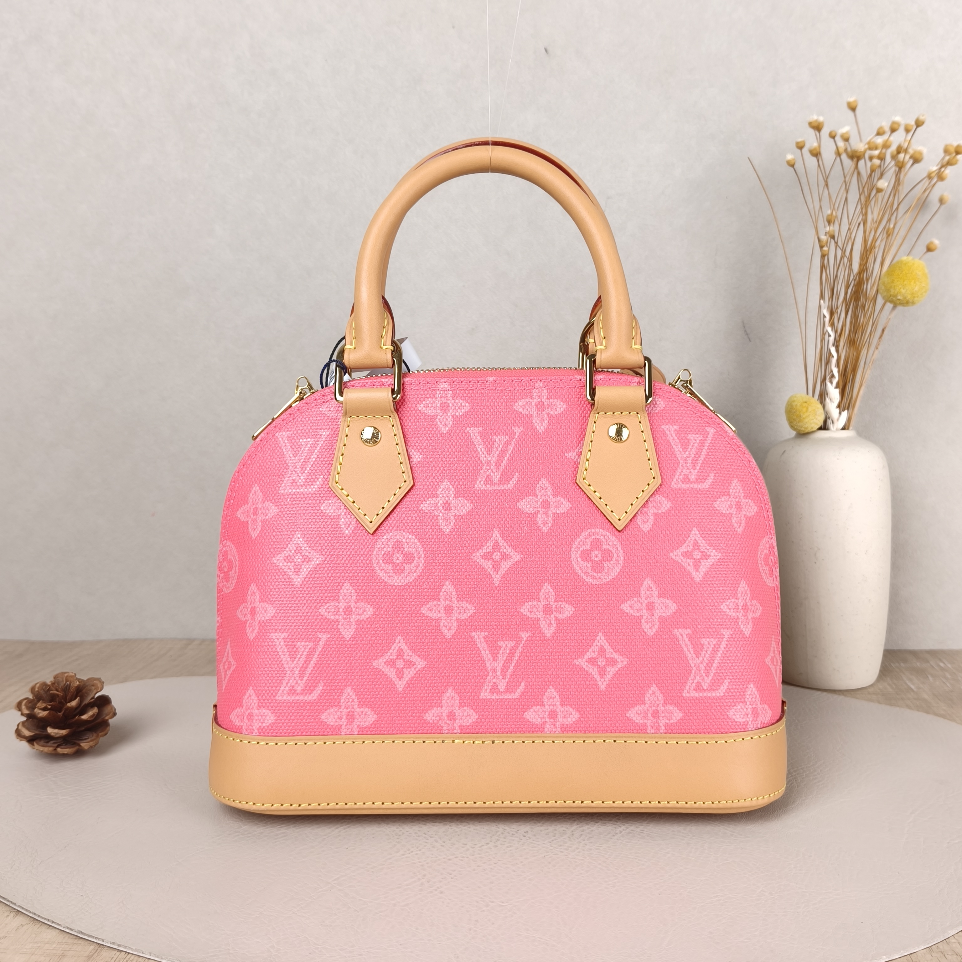 Louis Vuitton Top Handle Bag Alma BB Pink PVCBB23.5 × 11.5 × 17.5 cm — cover view 2 of 5