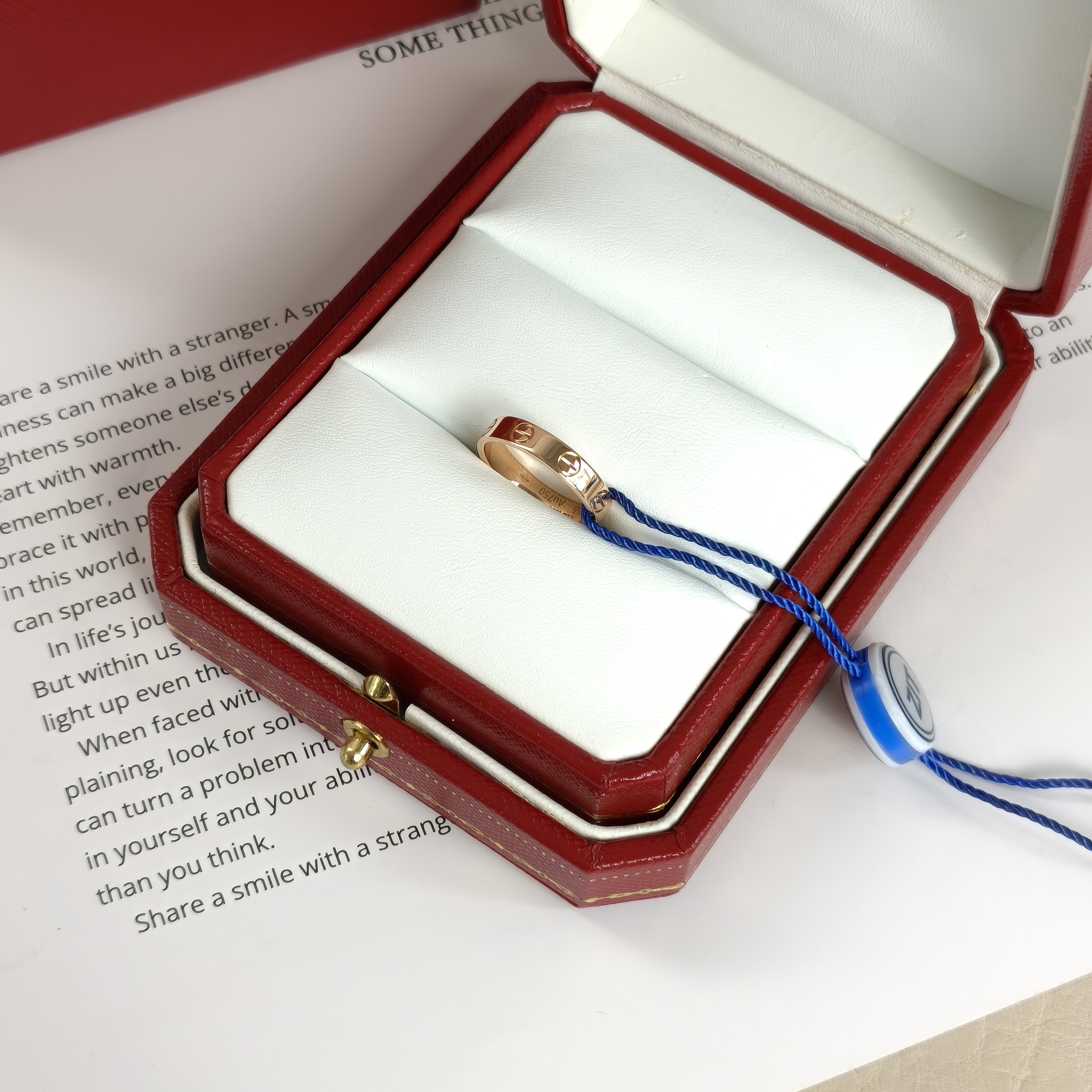 CARTIER Ring Love Collection Ring Rose Gold 18KR ose Gold3.6 Small49 — cover view 8 of 11