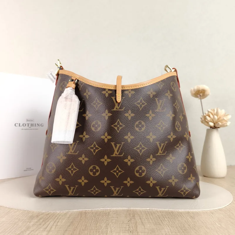 Louis Vuitton Crossbody Bag Carryall Monogram PVC Small 29 × 12 × 24 cm