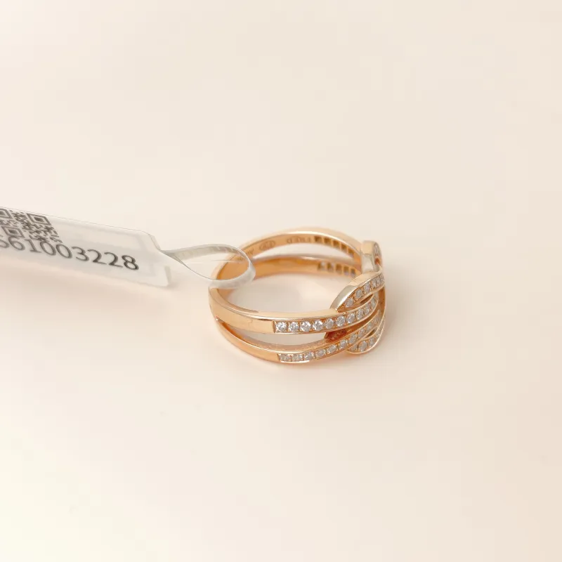 FRED Ring Chance Infinie Collection Ring Rose Gold Diamond18KR ose Gold One Size 52 — cover view 4 of 8