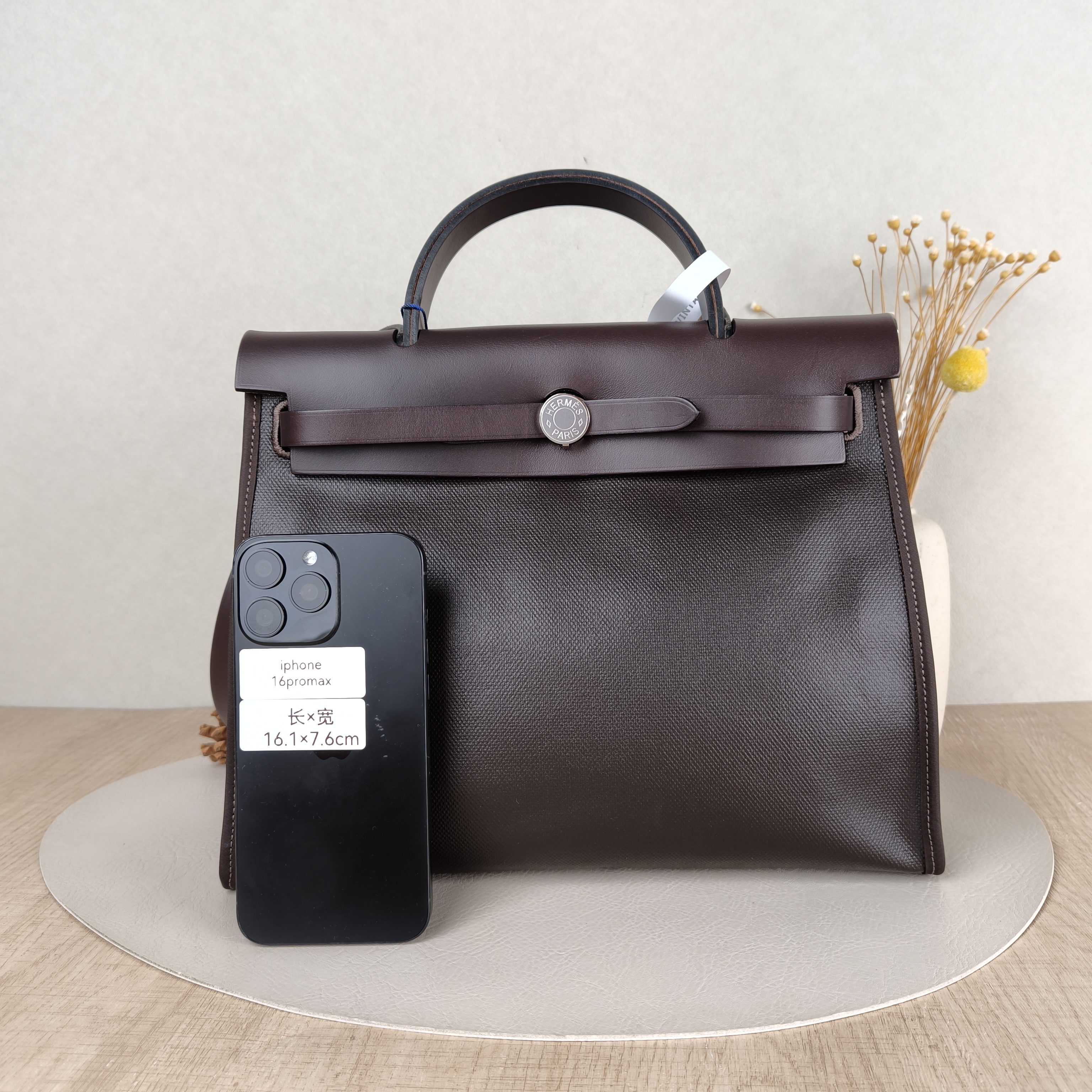 Hermès Crossbody Bag Herbag 31 PVC Medium30.5 × 11 × 25.5 cm — cover view 5 of 5