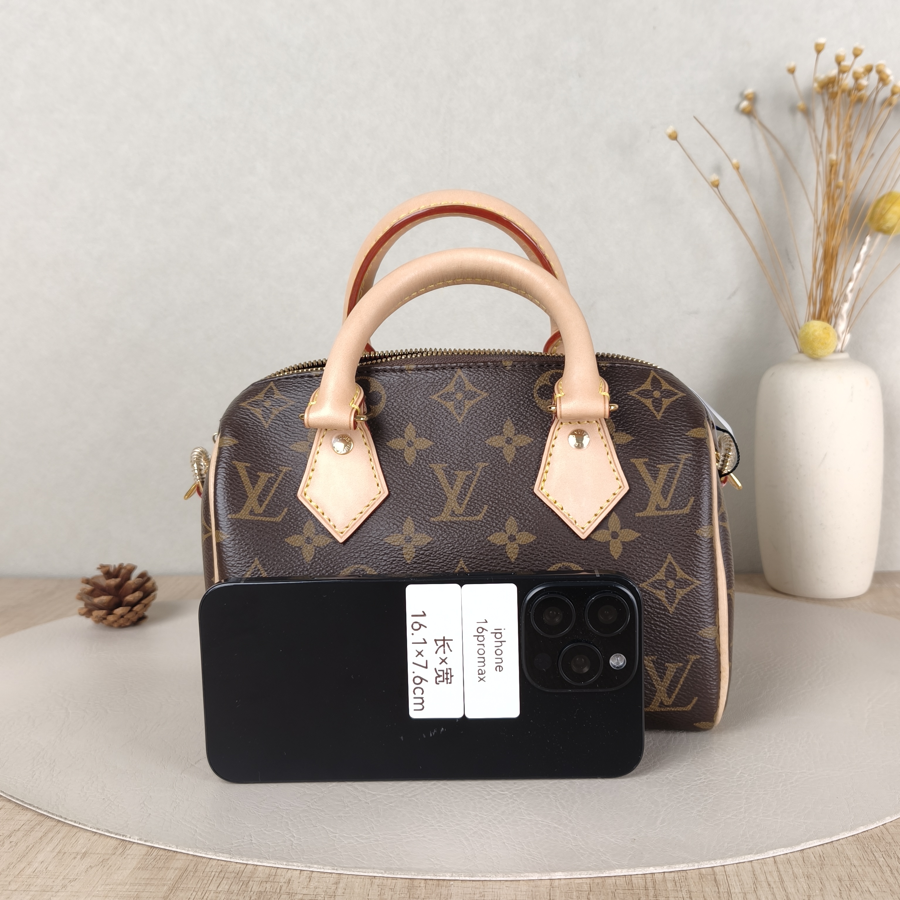Louis Vuitton Crossbody Bag Speedy20 Shoulder Strap PVC Small20.5 × 12 × 13.5 cm — cover view 3 of 5
