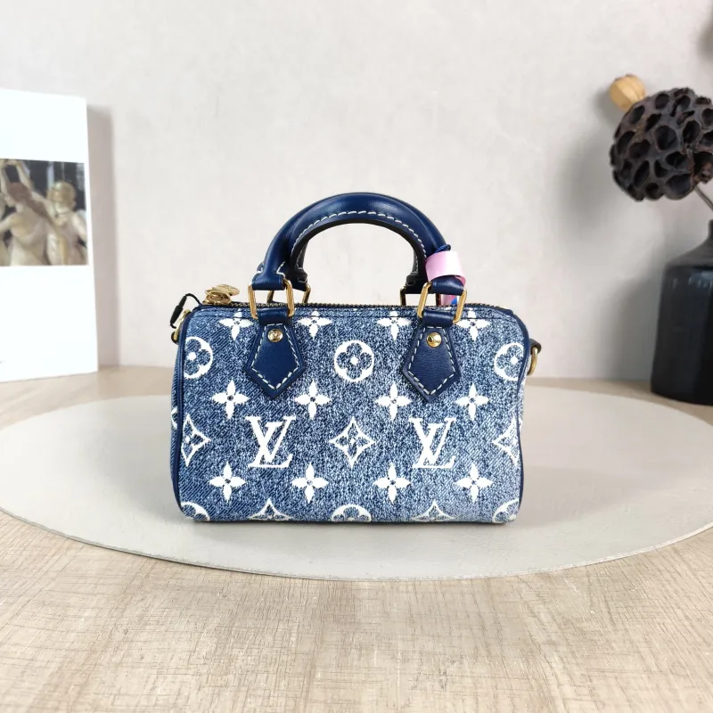 Louis Vuitton Crossbody Bag Speedy Nano Blue nano 16 × 7.5 × 10 cm — cover view 4 of 5