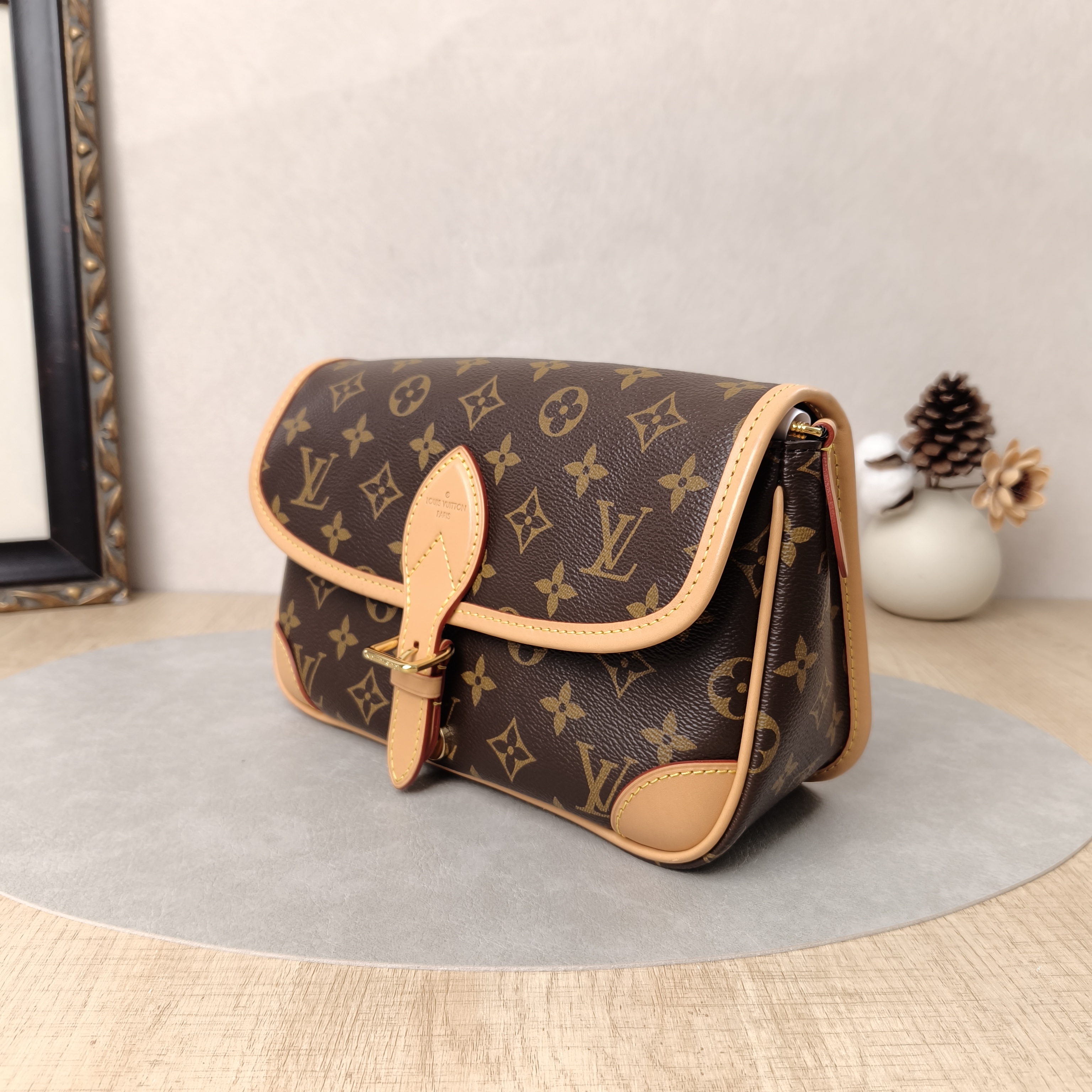 Louis Vuitton Crossbody Bag Diane Baguette Bag Shoulder Strap PVC Small24 × 9 × 15 cm — cover view 4 of 6