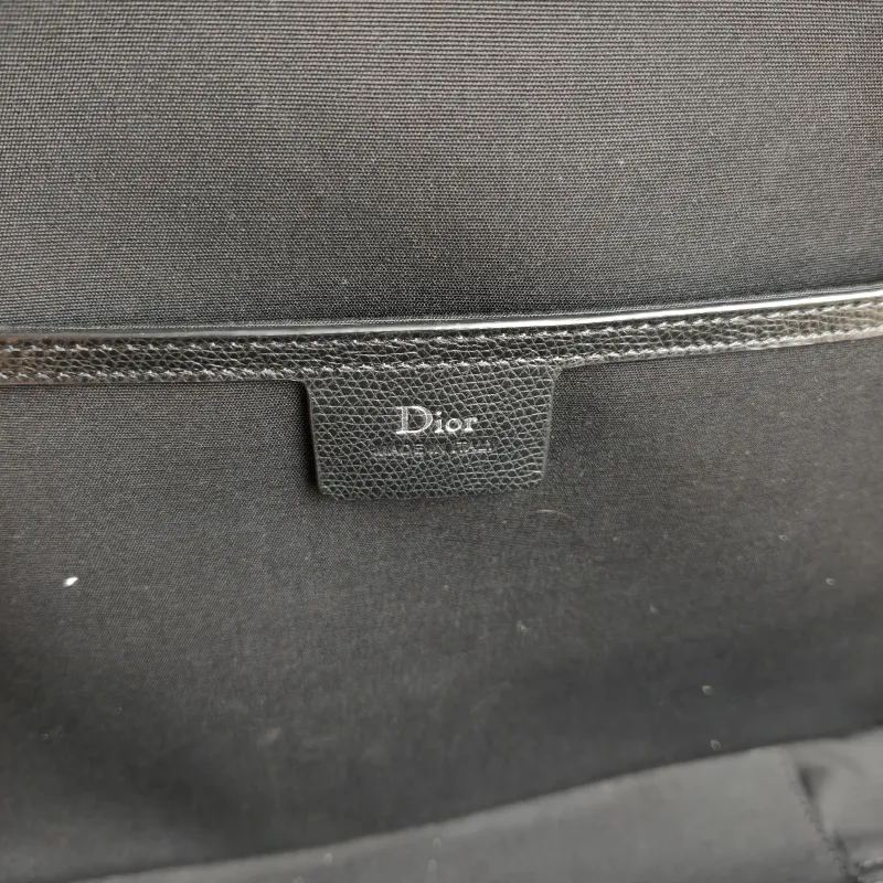 DIOR Top Handle Bag Top Handle Bag Black Calfskin 35 × 9 × 27.5 cm — detail view 3 of 11