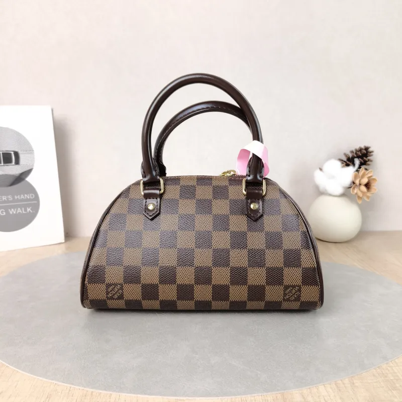 Louis Vuitton Top Handle Bag Ribera Damier Ebene PVC One Size 24 × 13 × 13 cm — cover view 4 of 5
