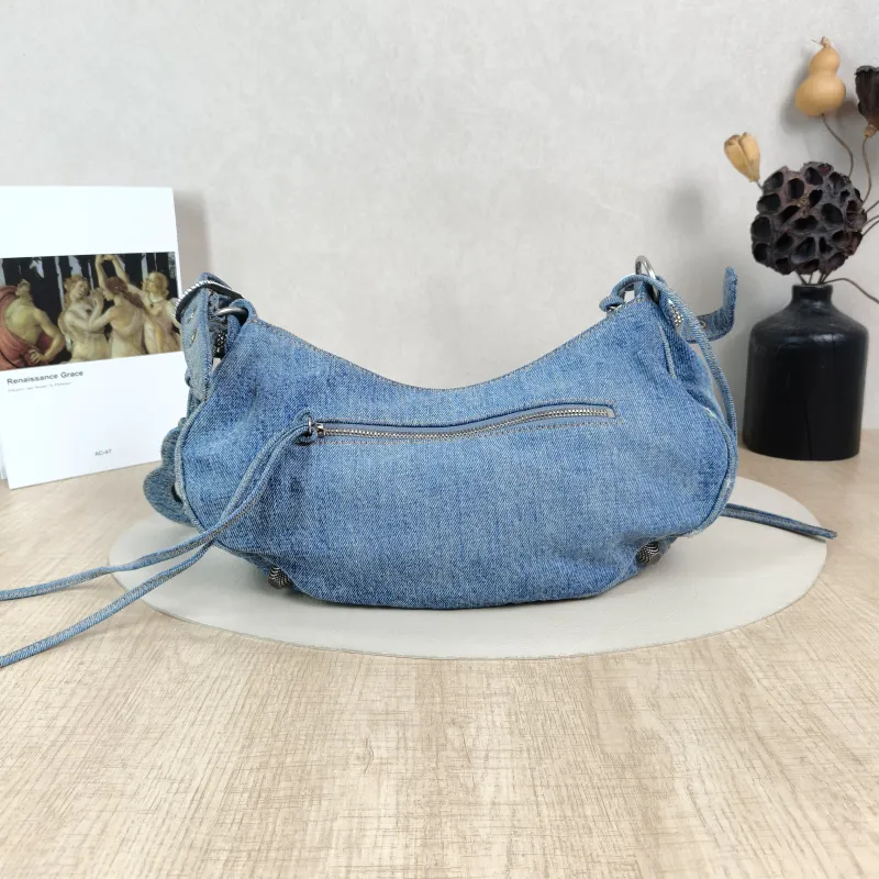 BALENCIAGA Crossbody Bag LE CAGOLE Blue Small33 × 8.5 × 16 cm — cover view 5 of 5