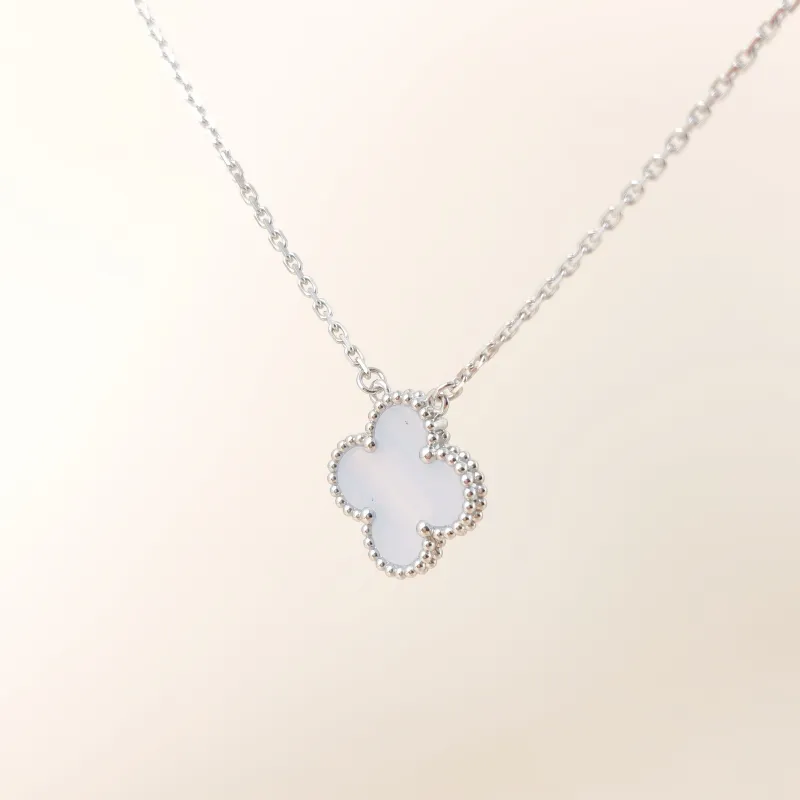Van Cleef & Arpels Necklace Alhambra Alhambra Collection Necklace 18KW hite Gold Vintage Small 42cm โ cover view 8 of 11