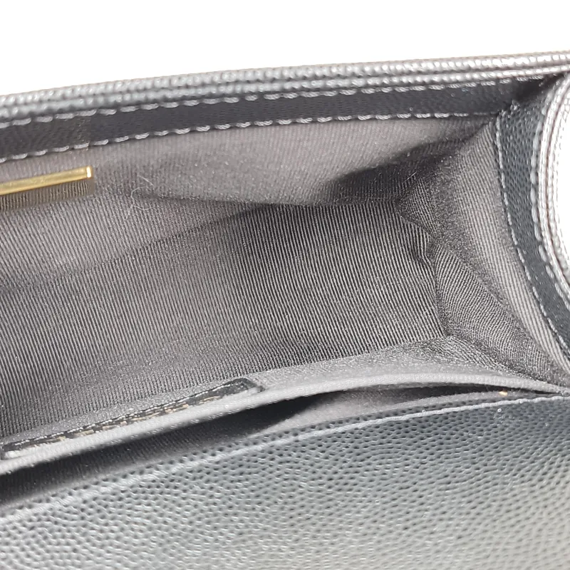 Chanel Crossbody Bag Le Boy​ Black Grained Calfskin Small 20.5 × 8.5 × 12 cm — detail view 6 of 15
