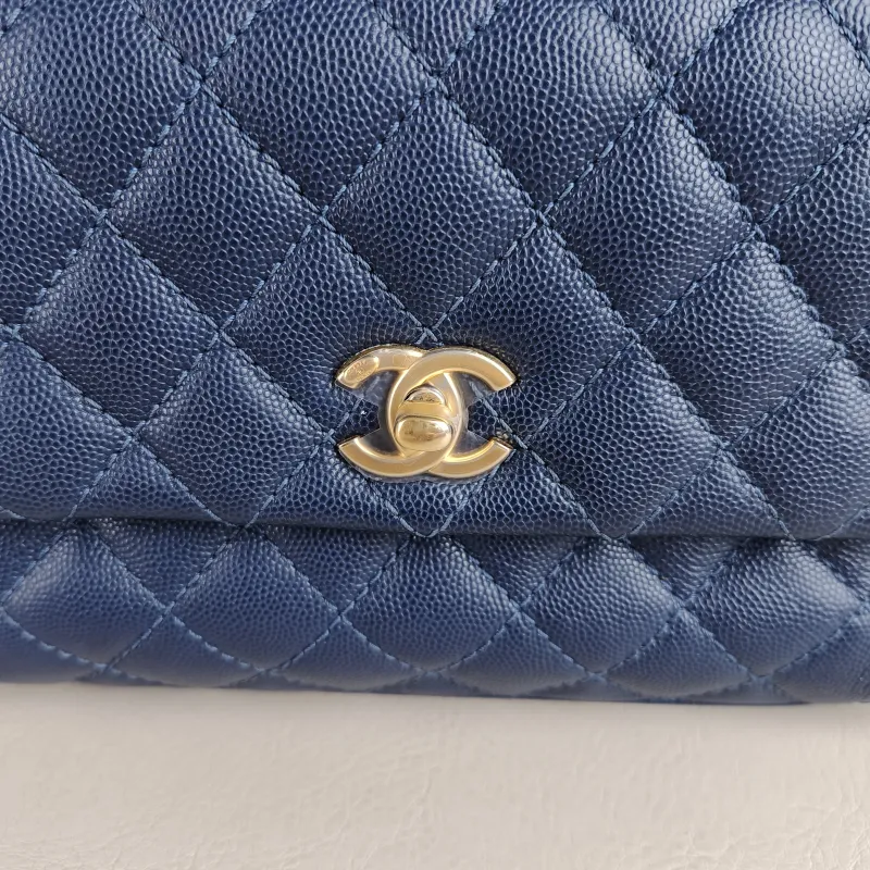 Chanel Top Handle Bag Coco Handle​ Grained Calfskin Small 24 × 10 × 14 cm 25 — detail view 1 of 12