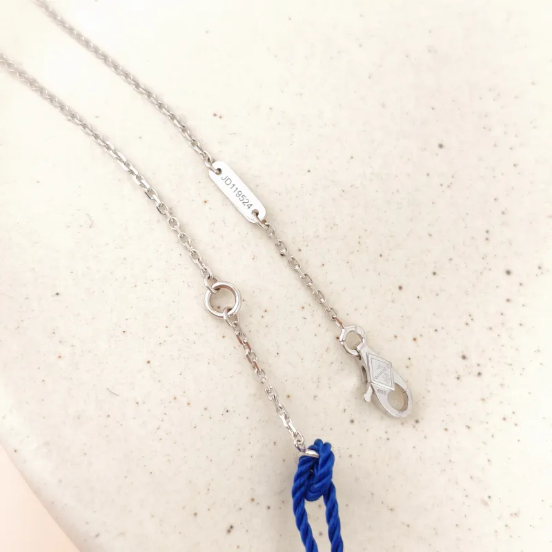 Van Cleef & Arpels Necklace Frivole Collection Pavé Diamond Necklace White Gold 18KW hite Gold Diamondmini42cm — cover view 10 of 11