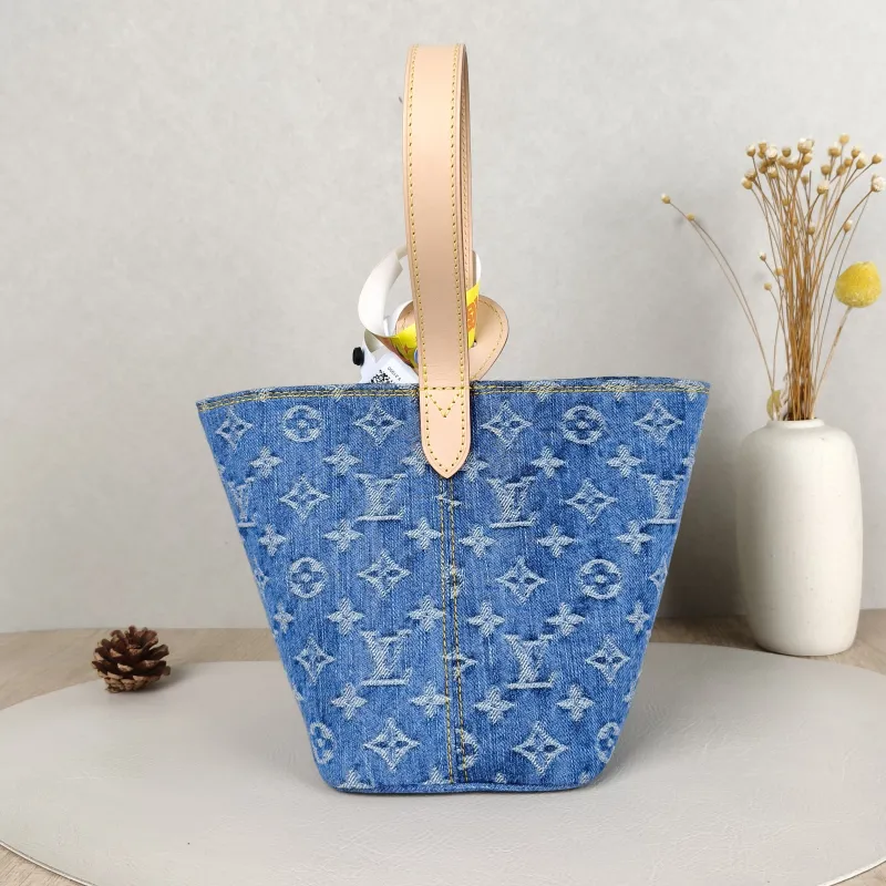 Louis Vuitton Top Handle Bag ALL IN BB Blue BB16 × 12 × 18 cm — cover view 2 of 6