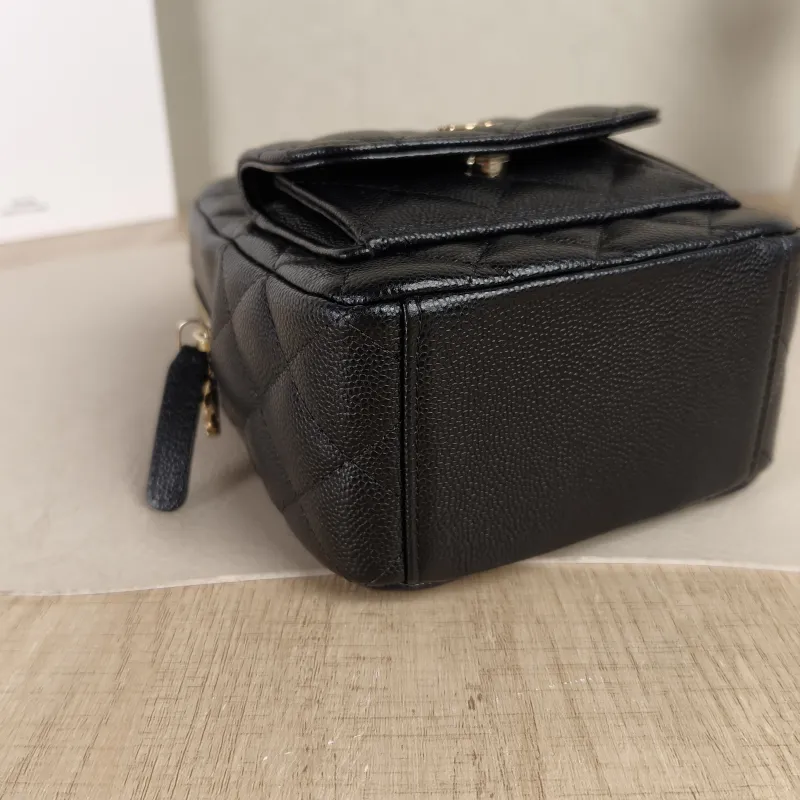 Chanel Backpack mini Backpack Collection Black Grained Calfskin One Size13 × 9 × 18 cm — detail view 13 of 13