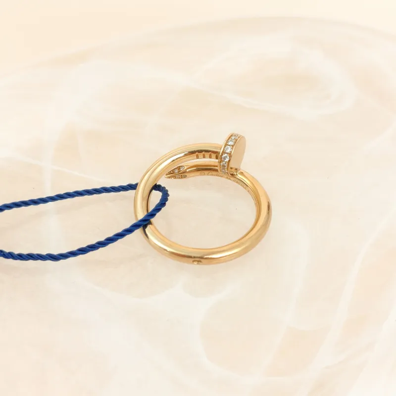 CARTIER Ring Juste un Clou Ring Yellow Gold 18KY ellow Gold Diamond Edition 2.6 56 — cover view 4 of 7