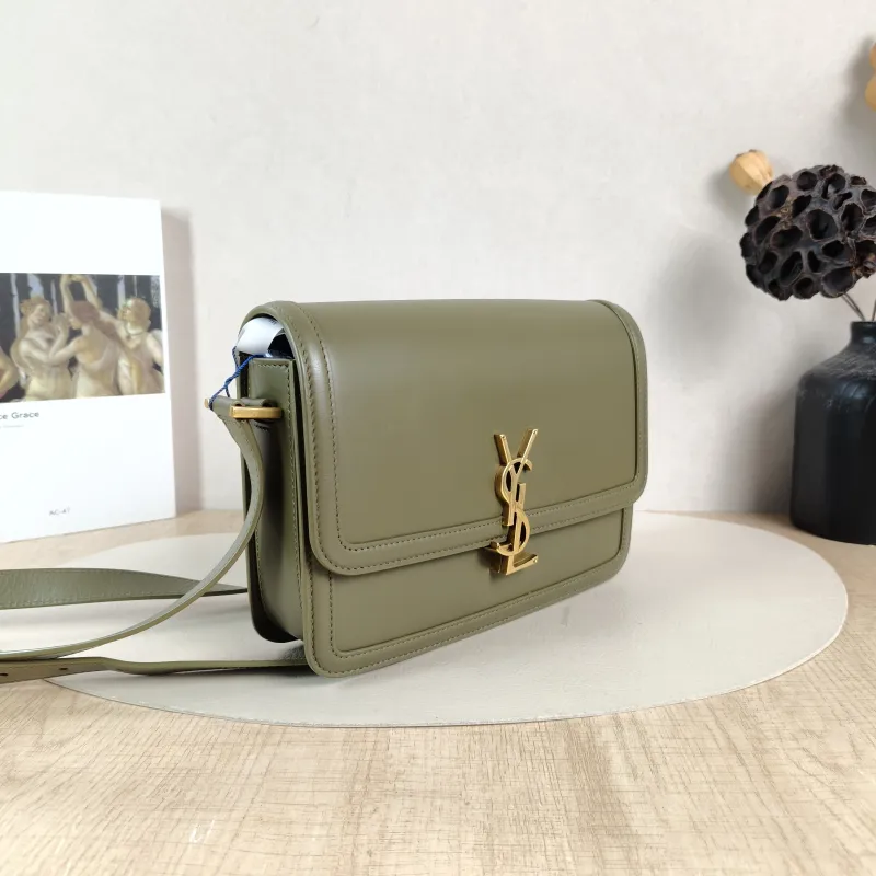 SAINT LAURENT Crossbody Bag Solferino Box Shoulder Bag Calfskin Medium 23 × 16 × 7 cm — cover view 2 of 5