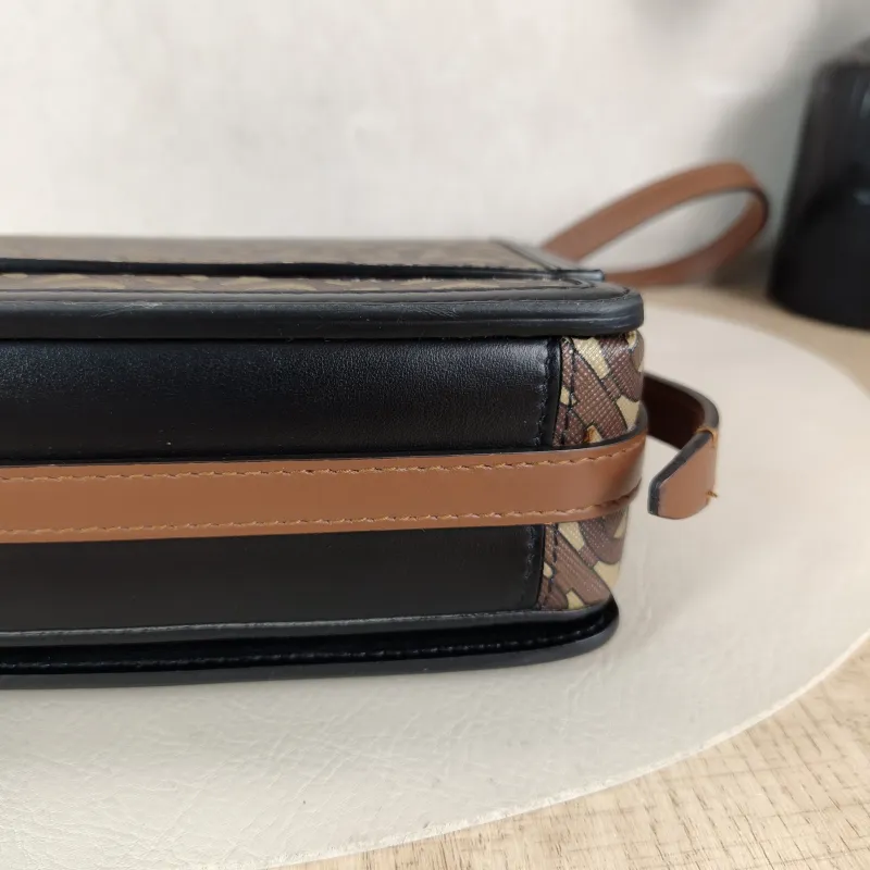 BURBERRY Shoulder Bag Shoulder Bag Brown Canvas One Size 19.5 × 7.5 × 16 cm — detail view 2 of 11