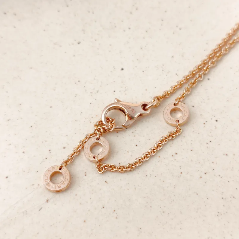 Bvlgari Necklace Collection Rose Gold Diamond18KR ose Gold One Size 46cm — cover view 6 of 10