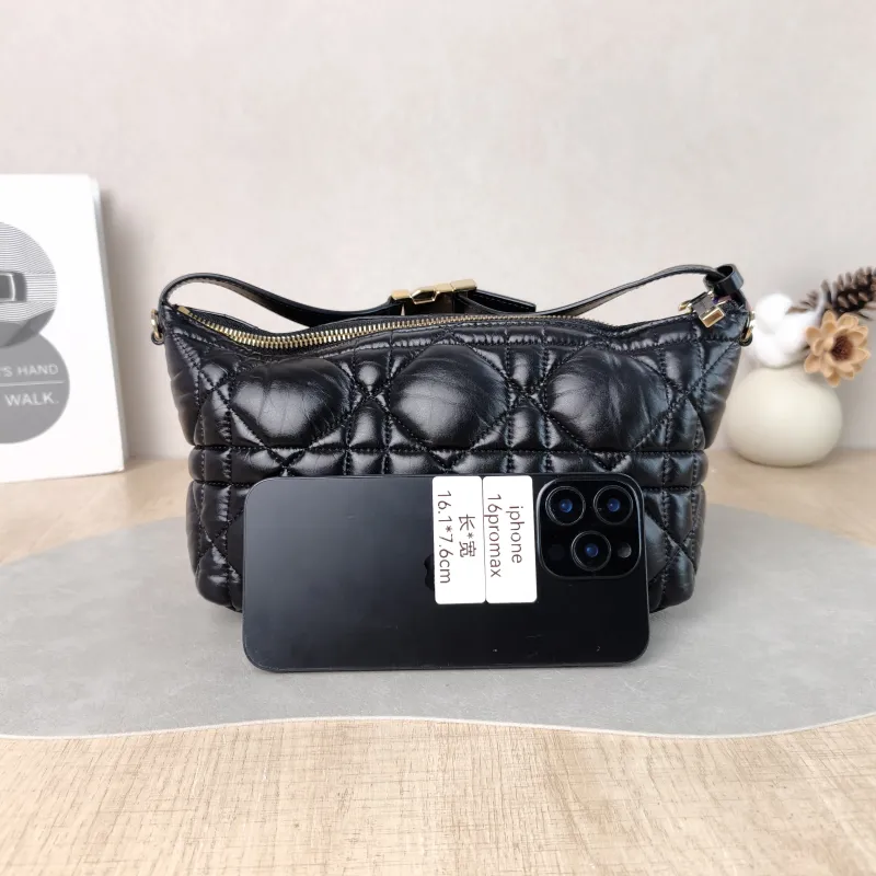 DIOR Top Handle Bag Travel Nomad Black Calfskin Medium 22 × 9.5 × 13 cm — cover view 4 of 5