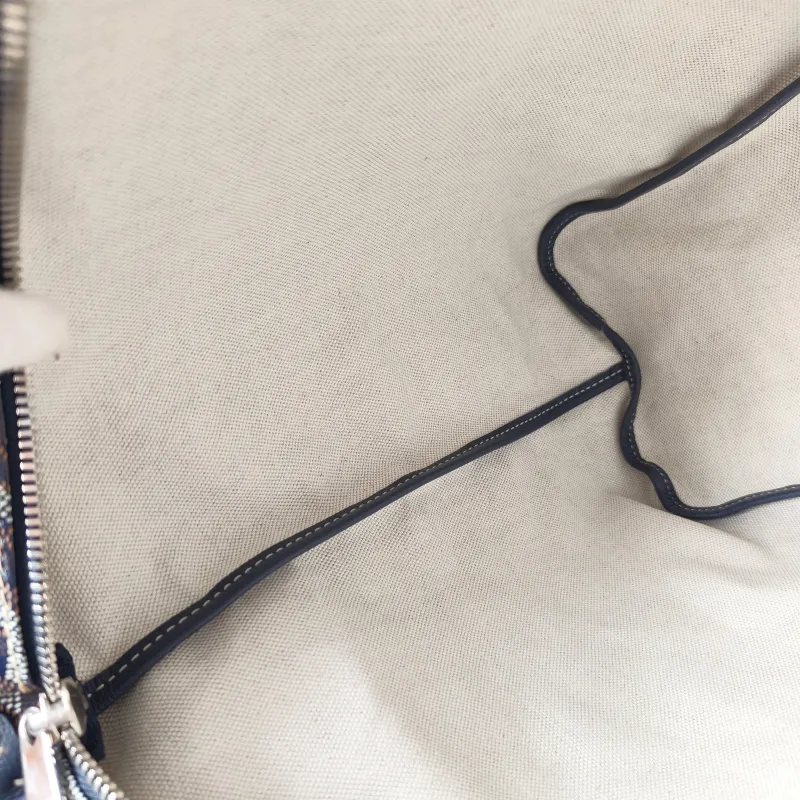 GOYARD Shoulder Bag Boheme Hobo​ Blue PVC Small 43 × 14 × 27 cm — detail view 7 of 12