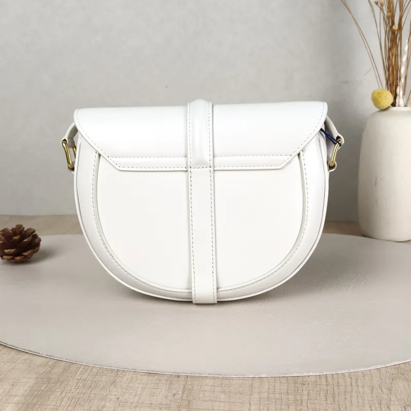 CELINE Crossbody Bag Besace 16 White Calfskin Small19 × 6 × 17 cm — cover view 5 of 5